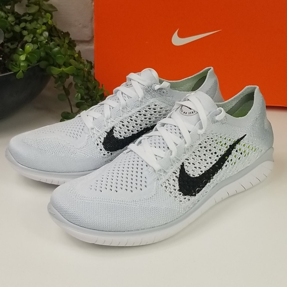 nike free rn flyknit 2018 pure platinum